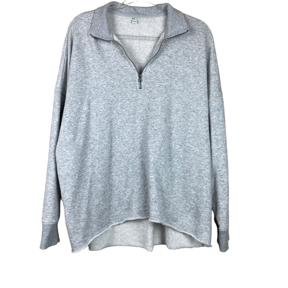 AERIE Sunday Soft Quarter Zip Sweatshirt